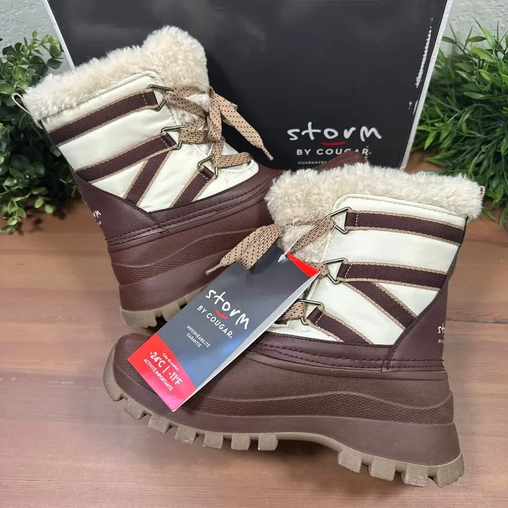 Storm by Cougar Women's Fresno Fjord Waterproof Mid Winter Boots Size 7‎